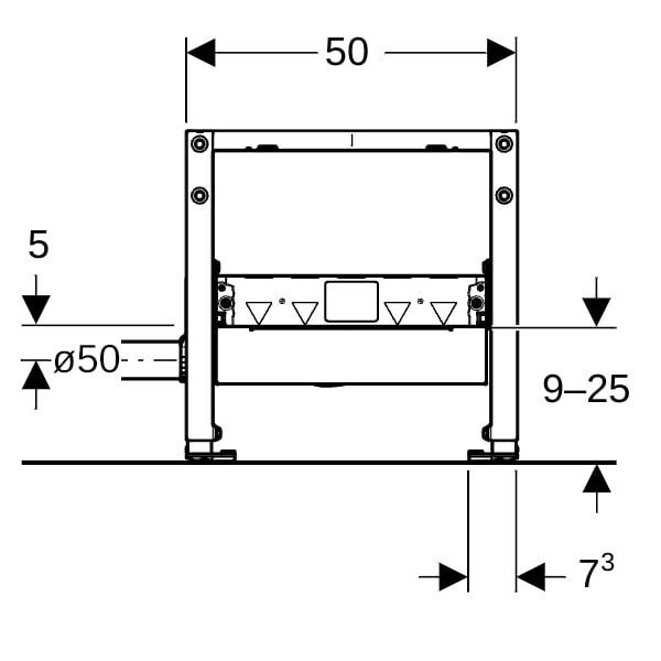 GE Duofix Element für Dusche