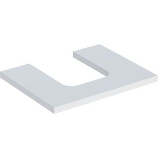 GE ONE WT-Pl. Aus mi. f. AWT Schalenform 60x3x47cm, weiß matt