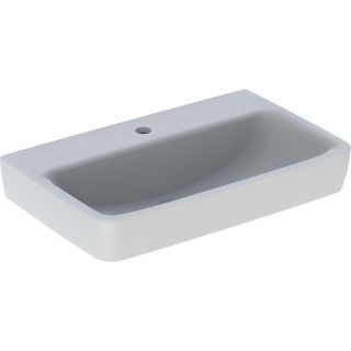 GE Renova Compact Waschtisch, 65x40cm m. Hl., o. Ül., weiß