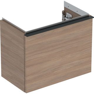 GE iCon Unterschrank für HWB, 1 Schubl. 52x41,5x30,7cm, Eiche/Gr. Lava