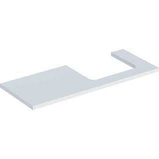 GE ONE WT-Platte, Ausschnitt re, für AWT 120x3x47cm, weiß matt