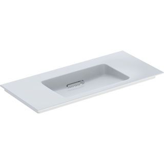GE ONE MWT 105x48cm, CleanDrain o. Hl., o. Ül., weiß, KeraTect/weiß glzd