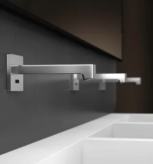 Geberit Waschtischarmatur Brenta mit Unterputz-Steuerung