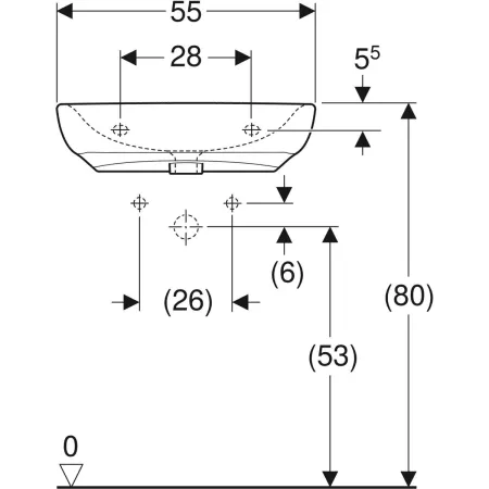GE Renova Comfort Waschtisch barrierefrei