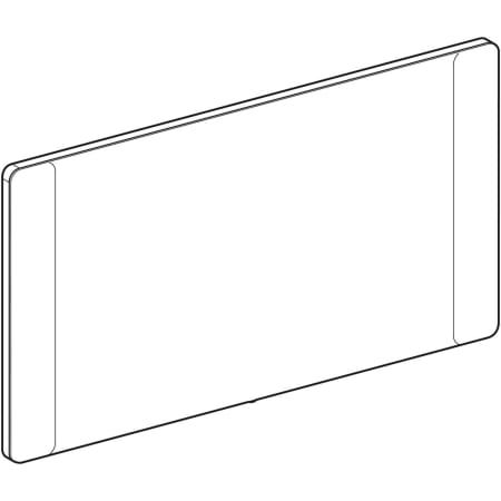 GE Option Lichtspiegel Beleuchtung beidseitig, 120x65x3,5cm