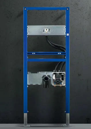 Geberit Waschtisch-Montageelemente für die berührungslosen Armaturen Geberit Piave und Brenta