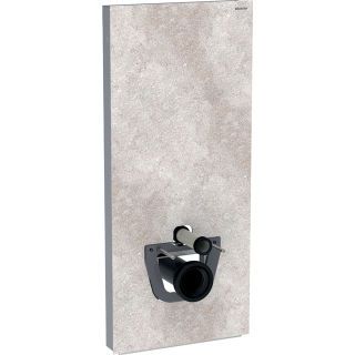 GE Monolith Sanitärmodul für Wand-WC 114cm, Steinzeug Betonoptik, Aluminium