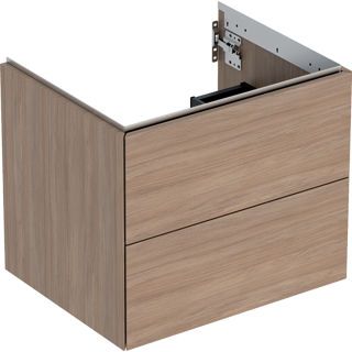 GE ONE Unterschrank für WT/-Platte 2 Schubl., 59,2x50,4x47cm, Eiche