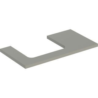 GE ONE WT-Platte, Ausschnitt li, für AWT 90x3x47cm, greige matt