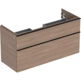 GE iCon Unterschrank für WT, 2 Schubl. 118,4x61,5x47,6cm, Eiche/Gr. Lava