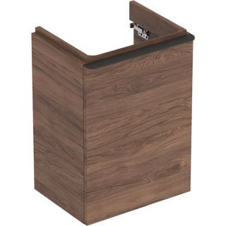 GE Smyle Square US für HWB, m. 1 Tür li 44,2x61,7x35,6cm, Nussbaum