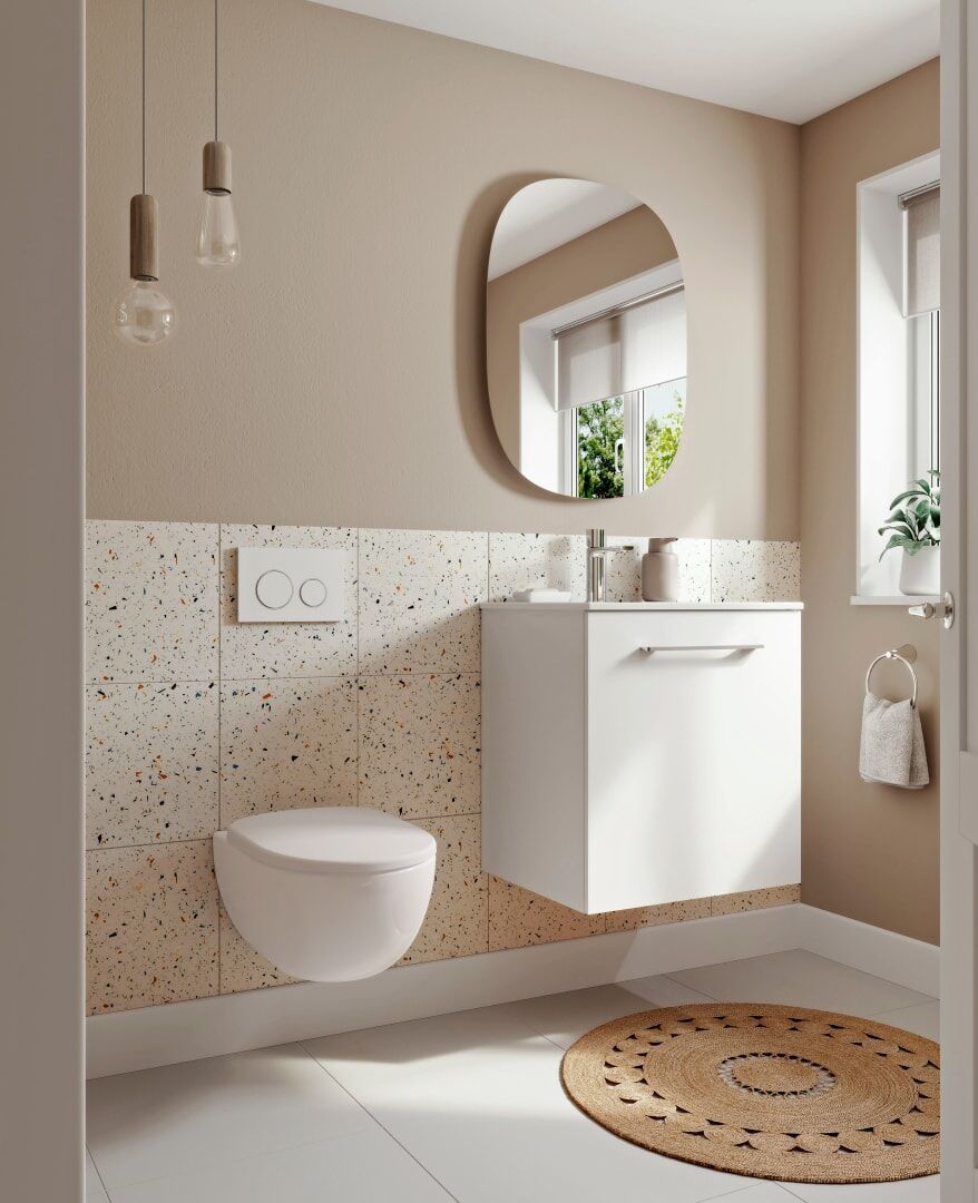 GE Option Oval Lichtspiegel, ind. Bel. 60x80x3,1cm