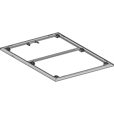 GE Installationsrahmen für Setaplano DFl über 100cm, für 6 Füße, 100 x 160 cm