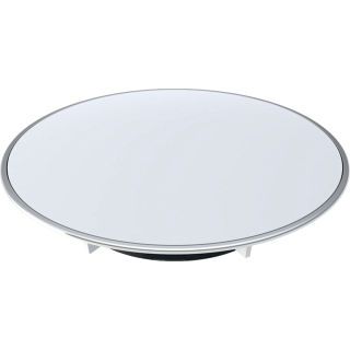 GE Split Ablaufdeckel, d90 für DW-Ablauf Sperrwasserhöhe 30/50mm, weiß matt/chrma