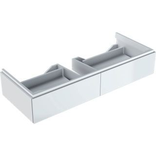 GE Xeno2 Unterschrank f. WT m. B:120cm m. 2 Schubl., 117,4x22x46,2cm, weiß