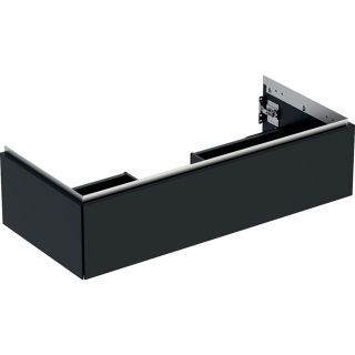 GE ONE Unterschrank für WT/-Platte 1 Schubl., 103,6x26,6x47cm, schwarz matt