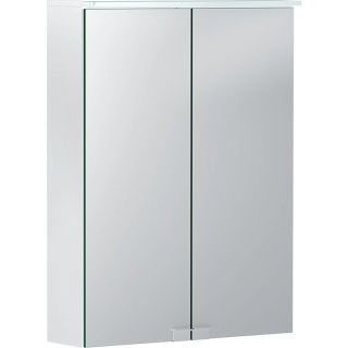 GE Option Basic Spiegelschrank m. Beleuchtung 2 Türen 50x67,7x18cm weiß