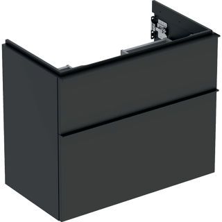 GE iCon Unterschrank f. WT, verk. Ausld. 74x61,5x41,6cm, 2 Schubl., lava