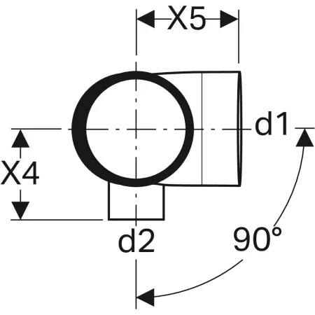 GE Silent-db20 Kombibogeneckabzweig