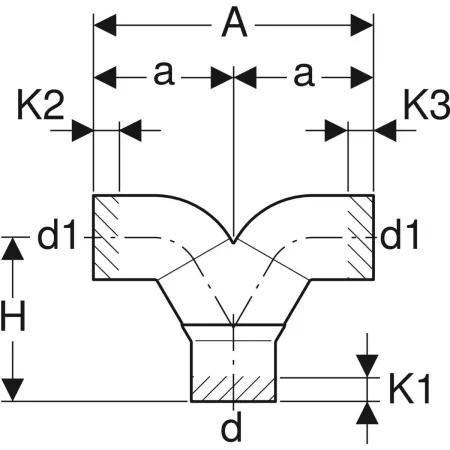 GE Silent-db20 Hosenabzweig