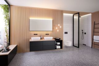 GE Option Plus Square LSP, direkte Bel. u. ind. Bel., 135x70x3,5cm, swm/alu elox