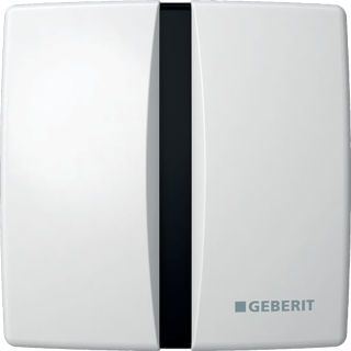 GE UR-Strg. mit elektronischer Spülausl. Batterie Abdeckplatte Zink-DG Basic weiß