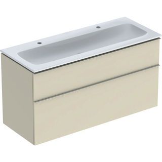 GE iCon Set MWT m. US, 2 Schubl. 120x63x48cm, sandgrau