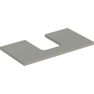 GE ONE WT-Pl. Aus mi. f. AWT Schalenform 90x3x47cm, greige matt