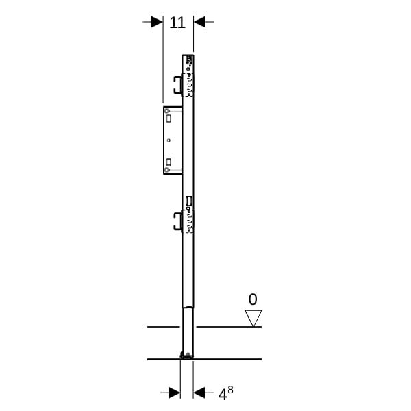 GE Duofix Element für Dusche