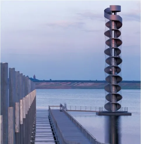 Sicherungsnetz, Pegelturm Goitzsche