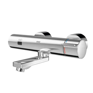 AR Wandbatterie, F5, elek., Thermostat, Schwenkausl., 145 mm, f. C-Modul, Batt.