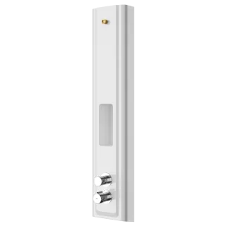 AR Duschpaneel, F5, hydr., MIRANIT, Thermostat, f. Duschkopf, Ablage