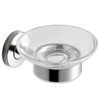 AR MEDIUS Seifenablage, Edelstahl+Glas, AP
