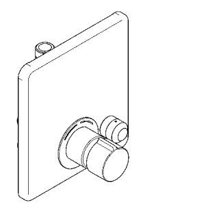 AR Duscharmatur, F5, hydr., Mischer, UP, zur Umrüstung AQRM688/698, ABE