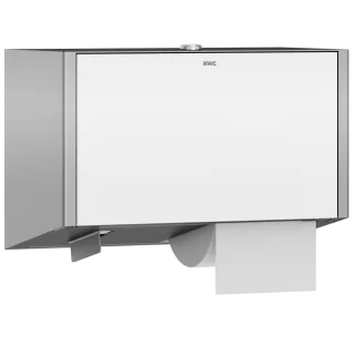 AR EXOS. WC-Doppelrollenhalter, Edelstahl, AP