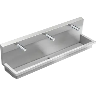 AR Waschplatzeinheit, PLANOX, Edst., 1800x530x440 mm, 3xWandventil elektron.