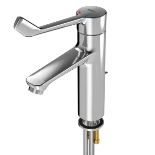 AR Thermostat-Standbatterie, F4, EHM, 135 mm, Armhebel, Zugstange