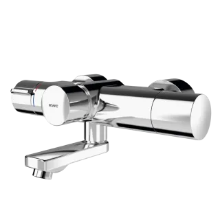 AR F5 Wandbatterie, hydr., Thermostat, Schwenkauslauf