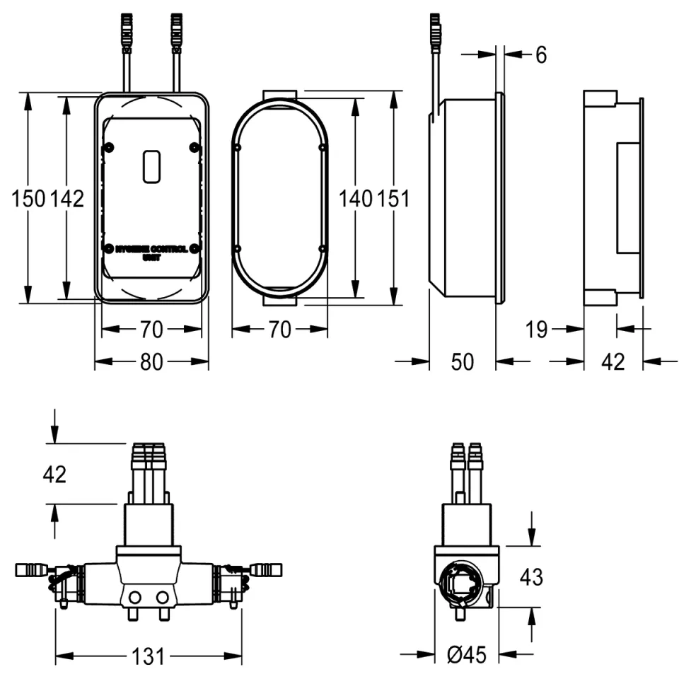 AR F5 Zubehör Hygieneeinheit