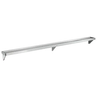 AR Ablage, SATURN, Edelstahl, 1800x138x142 mm, Aufputz