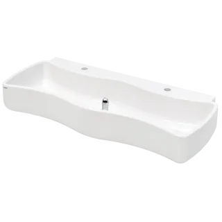 AR Waschrinne, WASHINO, MIRANIT, 1100x207x450 mm, 2 Waschplätze