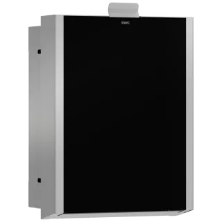 AR Hygieneabfallbeh., EXOS, Edst., UP, 284x332x125 mm, Front ESG schwarz, 3,7l