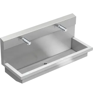 AR Waschplatzeinheit, PLANOX, Edst., 1200x530x440 mm, 2xWandventil hydr.