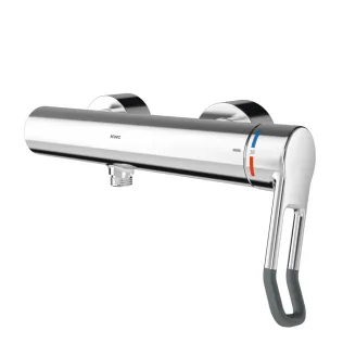 F4LT-Med Thermostat-Einhebel-Wandbatterie mit Handbrauseanschluss