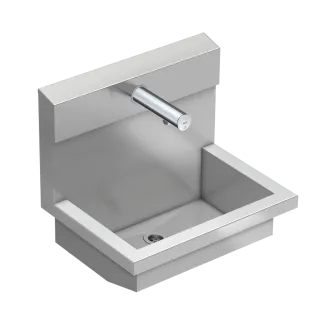 AR Waschplatzeinheit, PLANOX, Edst., 600x530x440 mm, Wandventil elektronisch