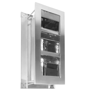 AR HEAVY DUTY WC-Dreifachrollenhalter, Edelstahl, UP
