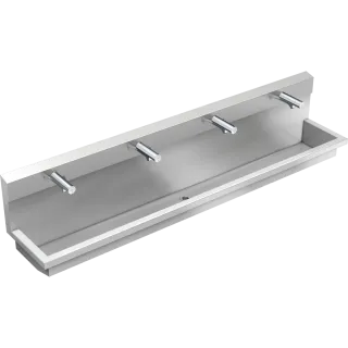 AR Waschplatzeinheit, PLANOX, Edst., 2400x530x440 mm, 4xMBatt. elektronisch