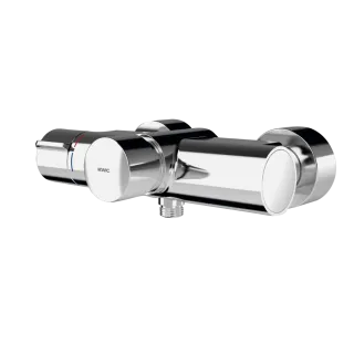 AR Wandbatterie, F5, hydr., Thermostat, Aufputz, für Handbrause