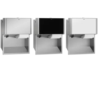 AR WC-Doppelrollenhalter, EXOS, Edst., 284x350x147 mm, Unterputz