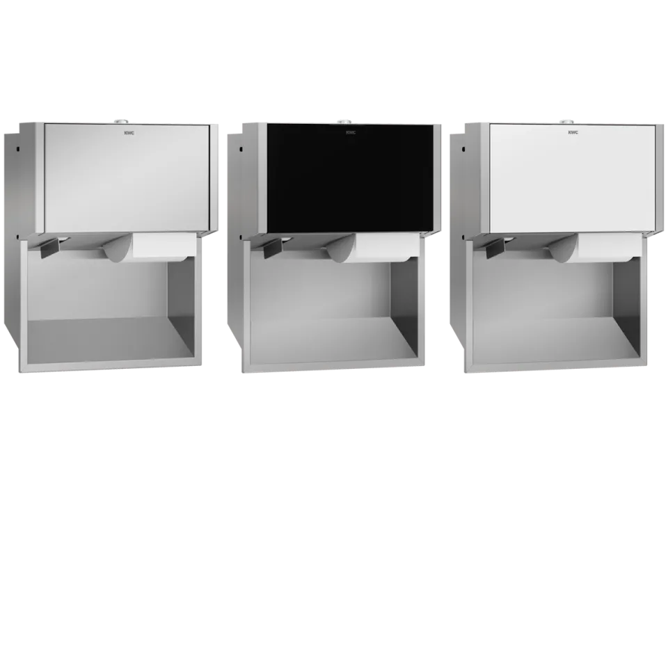 AR EXOS. WC-Doppelrollenhalter, Edelstahl, UP